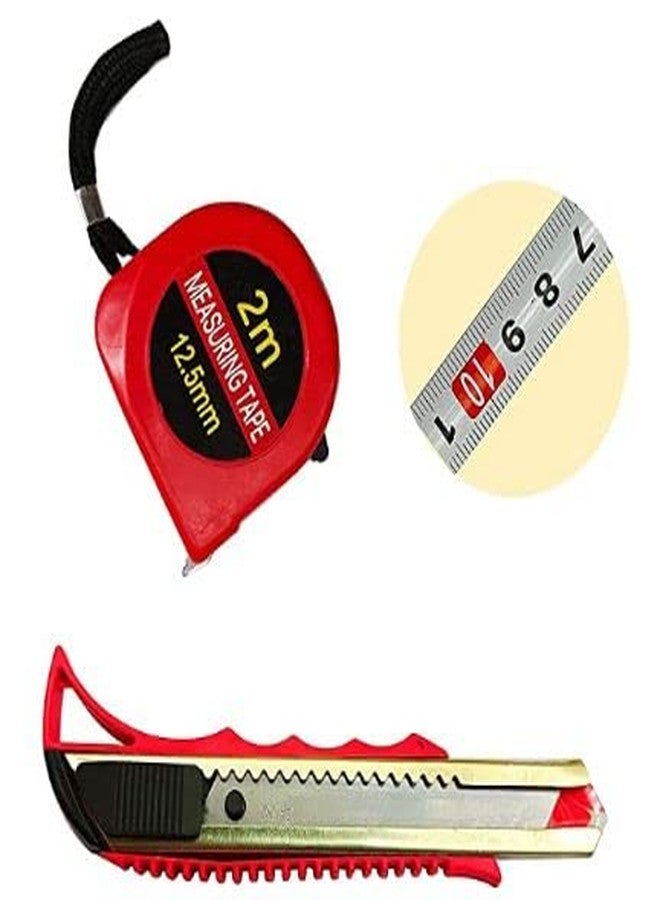 DOTCOM 9 Pieces Basic Tool Kit, Home Tool Kit for Women Men Students,Tool Box with Tools Included,Small Tool Kit for DIY,Household Repair,College Dorm Essentials - Image 5